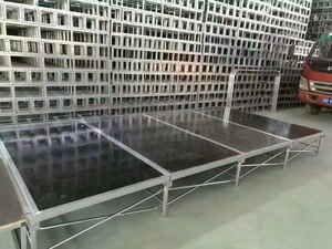 Açık etkinlikler için ayarlanabilir demir sahne kafes kolay kurulum kare desen iyi istikrar ile yuvarlak şekil düğün konserleri - Product Image 6