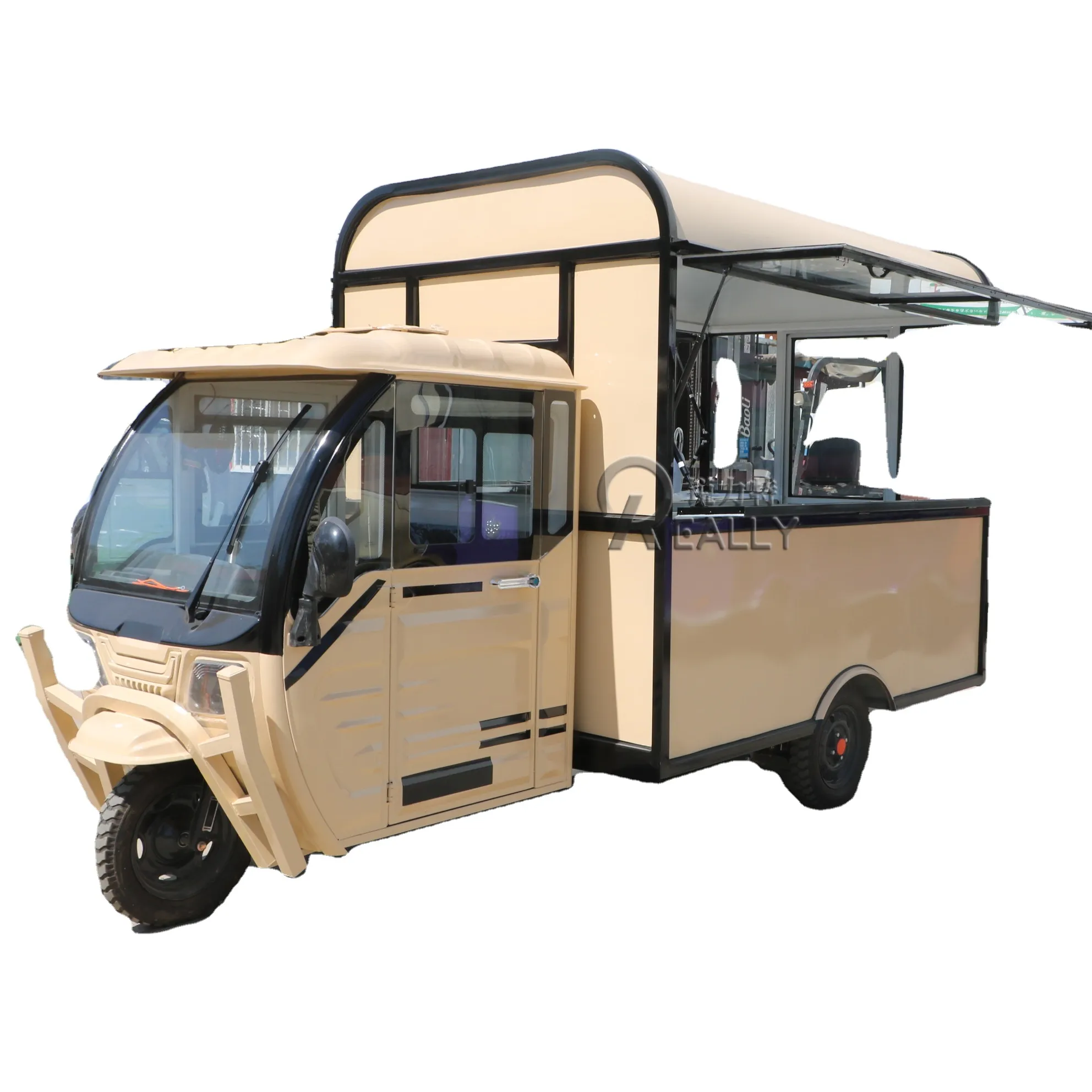 Tricycle Food Truck Trolley Cart Street Kiosk Electric Food Tricycle Hamburger Cart Truck For Sale