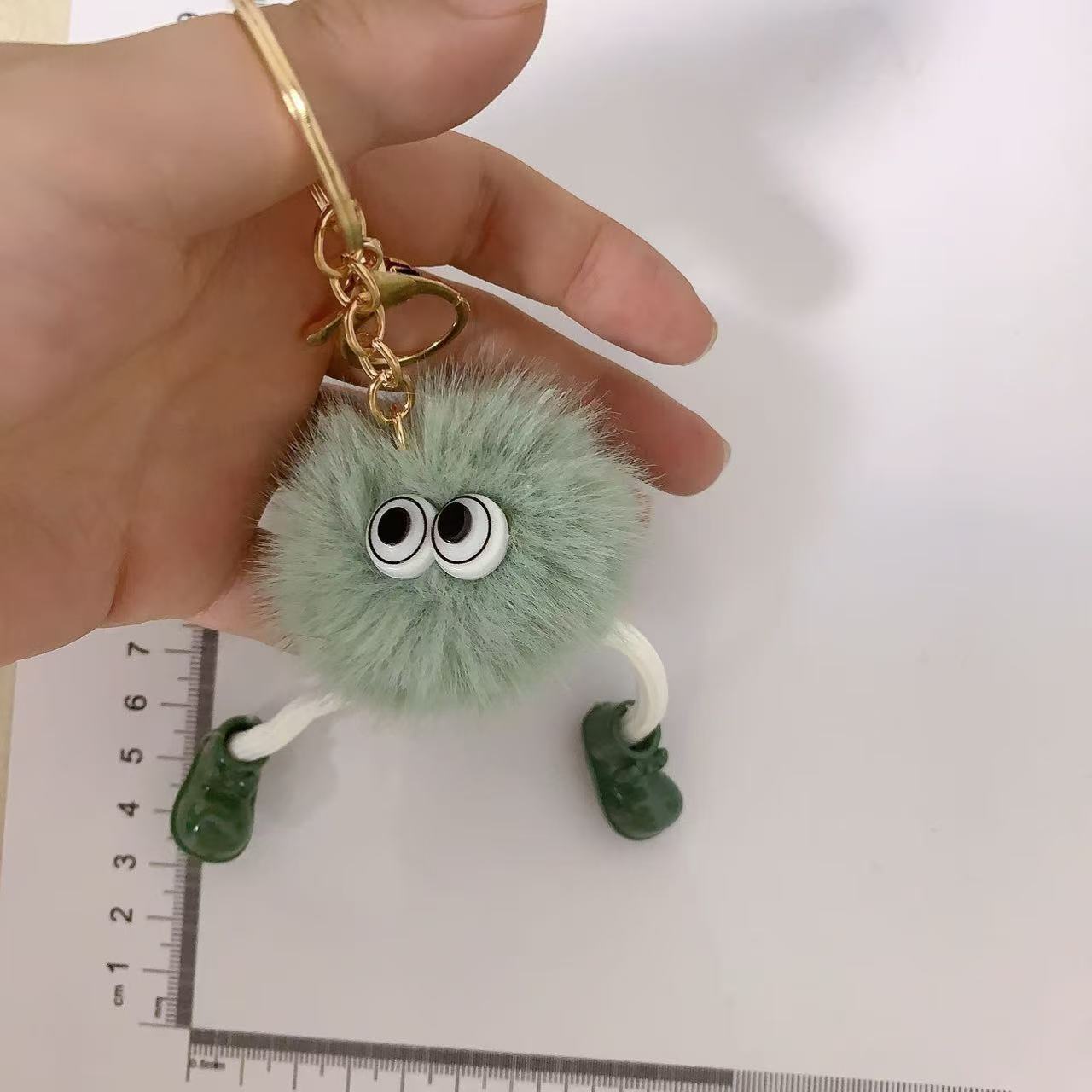 Estilo de pierna colgante verde