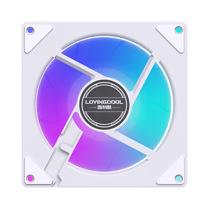 Lovingocool OEM 120mm PC argb làm mát Fan Aura Sync <span class=keywords><strong>RGB</strong></span> máy tính người hâm mộ siêu im lặng tản nhiệt thông gió 4pin PWM 5V 3pin argb - Product Image 5