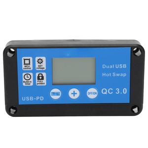 Solar waterproof <strong>controller</strong> with dual <strong>USB</strong> and <strong>USB</strong>-C interface PWMPPT intelligent timing light control without battery start - Product Image 1