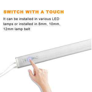 8mm Mini <strong>Touch</strong> Switch <strong>Module</strong> DC12V-24V 3A <strong>LED</strong> Dimmer <strong>Touch</strong> Switch Small PCB Motion <strong>Sensor</strong> for <strong>LED</strong> Cabinet Light - Product Image 3