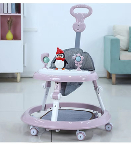 מכירות חמות לילדים בייבי ווקר עם מוזיקה בייבי פוש ווקר דגם חדש מתקפל בייבי ווקר יכול לשבת ולדחוף