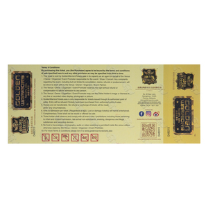 定制豪华黄金烫印全息图条二维码打印防伪安全优惠券优惠券 - Product Image 5