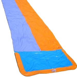 2 קווים מתנפח מים שקופיות למכירה מתנפח להחליק ולהחליק ילדים מים משחק ספורט בחצר אחורית עבור מגניב קיץ - Product Image 1