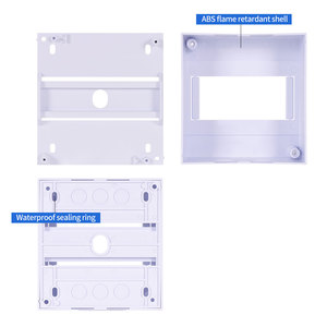 WSDB 6 WAY 124*130*60MM Db Box Electrical Power Distribution Equipment Manufacturers MCB <strong>Enclosure</strong> Power Distribution Box - Product Image 4
