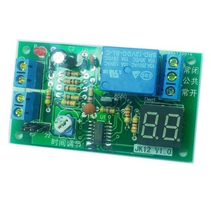 DC 12 V Dynamische Led-anzeige Countdown Timing Timer Verzögerung Schalten sie Zeit Relais Schalter Modul Einstellbar 1 ~ 99 sekunden 1 ~ 99 minuten - Product Image 1