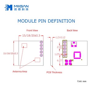 24ghz גלאי תנועה חיישן נוכחות אנושי עבור פתרון תאורה חכמה - Product Image 5