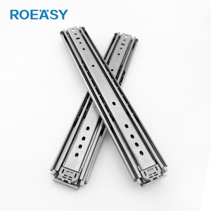 ROEASY 76mm Heavy Duty <strong>Drawer</strong> <strong>Slide</strong> Tool Box Telescopic <strong>Rail</strong> 3 Fold Full Extension 225kg Industrial <strong>Drawer</strong> Runner <strong>Guides</strong> - Product Image 6