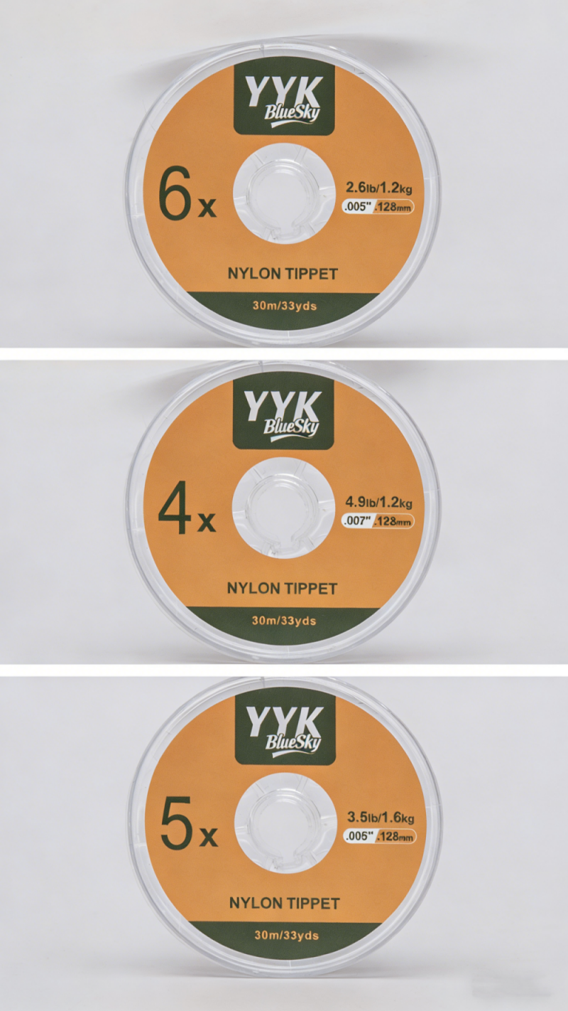 30M NYLON TIPPET 4X 5X 6X