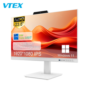 Desk Top <strong>Computers</strong> 23.8 Inch Aio Type C Wifi Gaming <strong>Computer</strong> Oem Barebone Set All-In-One Pc Core I3 I5 I7 All in One Pc Desktop - Product Image 1