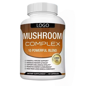 Капсулы для поддержки иммунитета для взрослых, органический смешанный экстракт Львиной грины, кордицепс, грибы рейши, не для беременных - Product Image 6