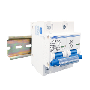 TOMZN TOB1Z-125 2P 80A 100A 125A DC MCB 600V PVシステム用サーキットブレーカーCカーブMCBバッテリーメインスイッチ - Product Image 6