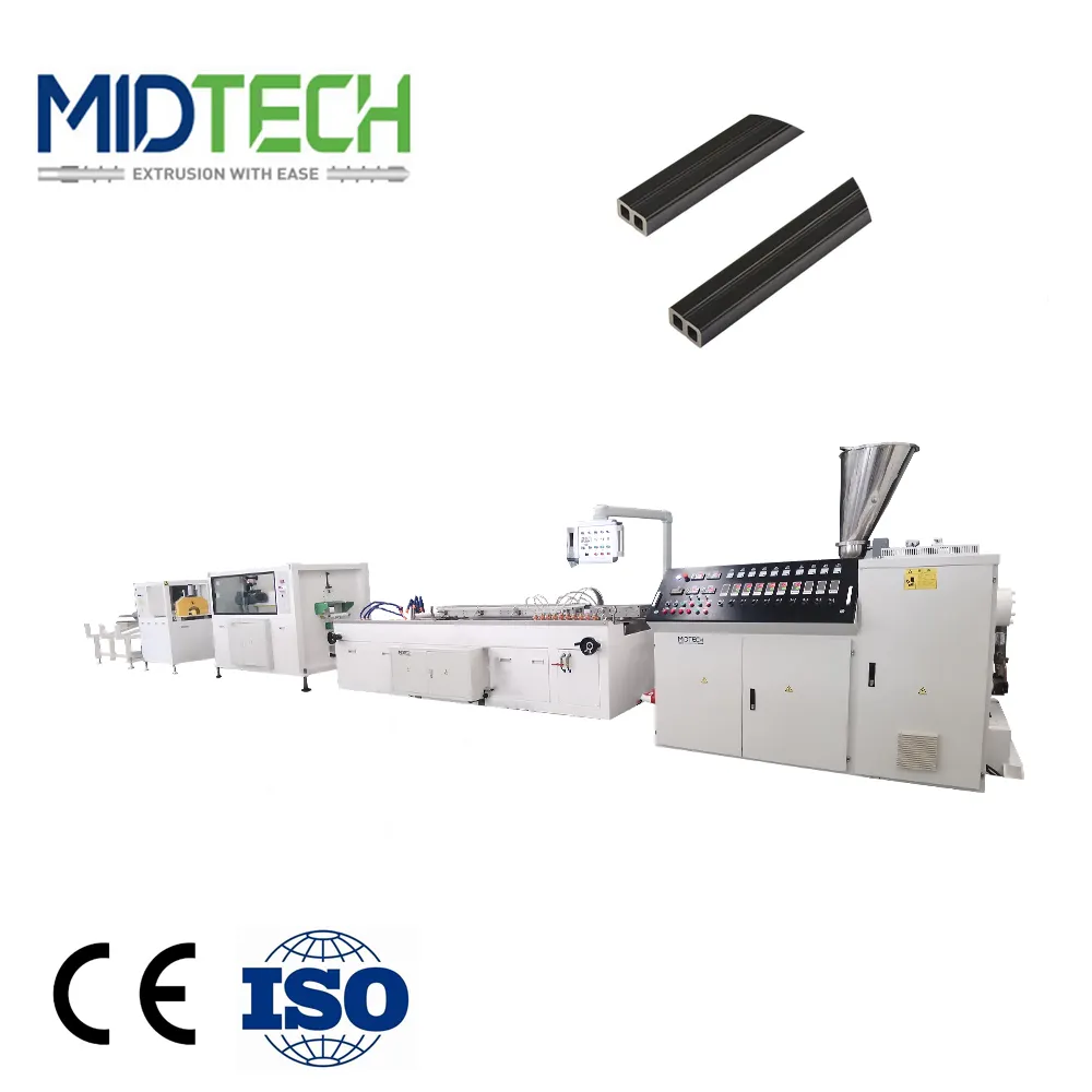 Midtech Dubbele Cavity Kleine Pvc Profiel Extrusie Machine Plastic Extruders