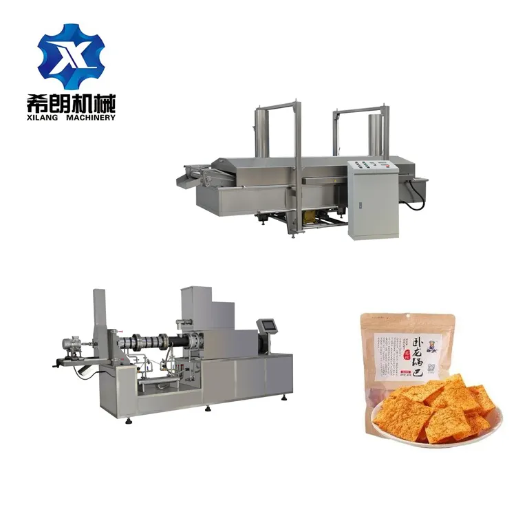 Extruido Frito Snack Food 3D Harina Bugles Chips que hace la máquina/Fried Bugles línea de procesamiento
