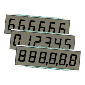 Überlegenes benutzer definiertes HTN Positive Static 7-Segment-Anzeigemodul SJXDGN033 Benutzer definierte LCD-Module mit Dezimal punkt für Kraftstoffsp ender - Product Image 1
