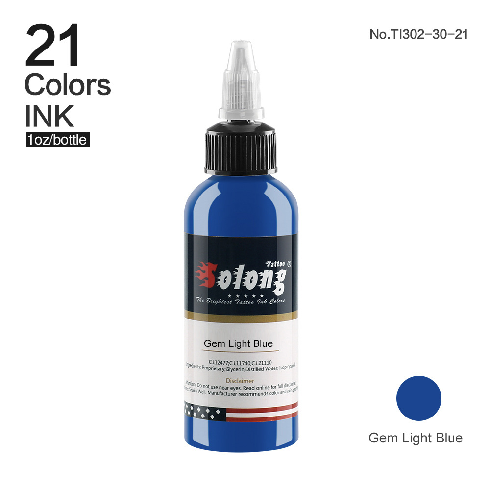 Gem light blue blue