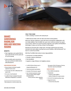 Polycom Real Presence Trio 8500 Skype for Business (VoIP会議電話) 在庫ありTrio8500 - Product Image 4