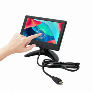 Monitor LCD caliente de 7 pulgadas VGA/AV/pantalla táctil/altavoces, monitor táctil capacitivo Monitor táctil industrial HD - Product Image 3