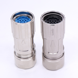 12 4-Pin M23 Stainless Steel M8 Model IP67 Waterproof <strong>LED</strong> Connectors Copper Contact Material for Power <strong>PCB</strong> Applications - Product Image 3