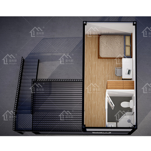 Çift katlı dubleks Modern prefabrik evler özel tayland 20 Ft kolay <span class=keywords><strong>CSC</strong></span> sertifikalı demonte konteyner ev montajı