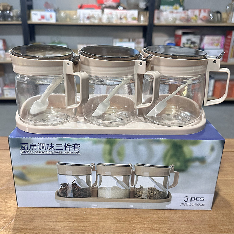 Seasoning jar set of three-24 sets per box