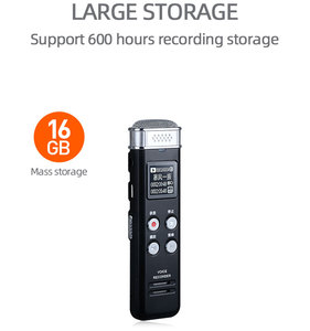 Vendite dirette in fabbrica mini registratore vocale digitale da 8gb per registratore per riunioni di classe di lettori mp3 - Product Image 2