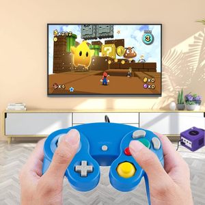 HONSON 10 สีเกมคิวบแบบมีสายตัวควบคุม NGC ราคาถูกอินเทอร์เฟซ USB จอยสติ๊ก NGC สําหรับ Nintendo เกมคิวบและ Wii PC ใช้งานร่วมกับ - Product Image 6