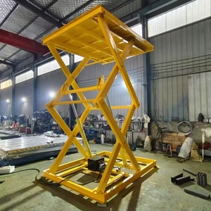 Nuevo elevador de carga hidráulico eléctrico, elevador de tijera fijo de carga grande para Taller de fábrica, almacén, carga minorista, descarga - Product Image 4