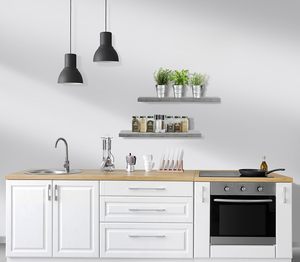 Jq Bán Buôn Tre Tường Kệ Tre Phòng Tắm Kệ Nổi Tre Treo Tường Lưu Trữ Kệ Cho Phòng Ngủ Tổ Chức - Product Image 4