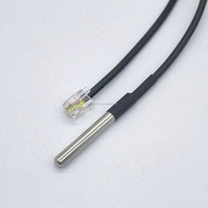 Sensor de temperatura digital impermeable DS18B20 con sonda de acero inoxidable SUS304 para proyectos IoT y monitoreo remoto - Product Image 5