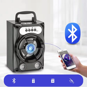 Portable Outdoor LED <strong>Light</strong> Wireless Speaker Mini Audio with 100W Output Power Supports MP3 USB/TF/AUX/FM Radio Power <strong>Source</strong> DC - Product Image 2