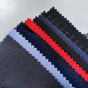 100% 棉阻燃黑缎450gsm