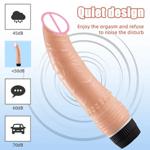 Vibratore G-Spot per le donne masturbarsi Dildo vaginale clitorideo massaggiatore femminile - Product Image 2