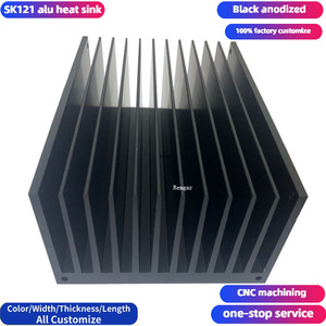 מפעל מותאם אישית anodized igbt מהפך extruded 1000mm 140mm <span class=keywords><strong>400mm</strong></span> 500mm גוף קירור פרופיל שחול אלומיניום led גוף קירור 150mm