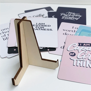 Positive Affirmation Card Custom Printing with Display Stand