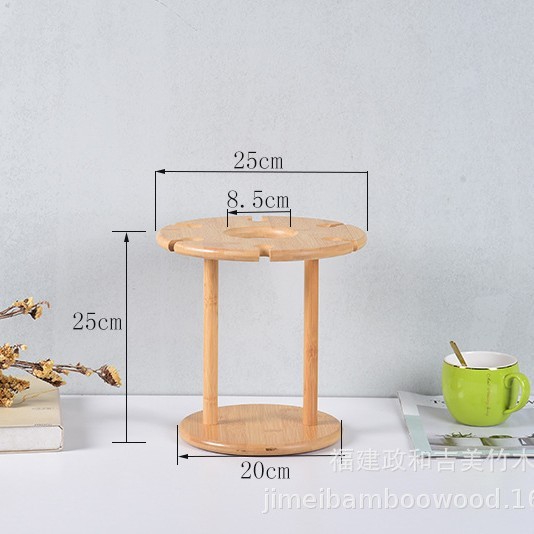 Soporte para copas de vino de 6 orificios, 0,8 kg