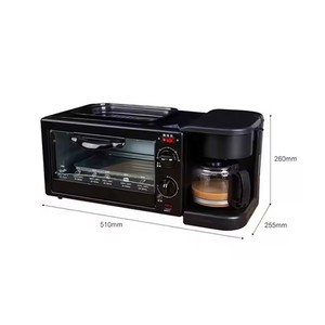 Çok fonksiyonlu 3 4 in 1 otomatik kahvaltı yapma makinesi tahıl sandviç waffle ev kahve reçel ekmek en iyi İnceleme - Product Image 3