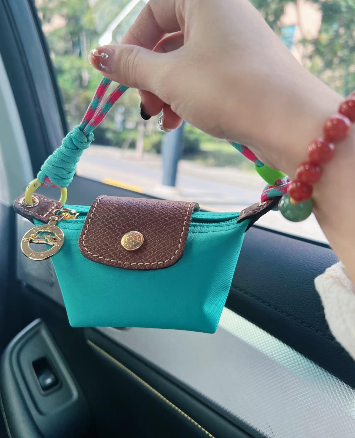Turquoise with strap