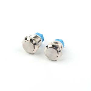 16mm Customizable Color 1NO 1NC Momentary 24V 10A LED <strong>Push</strong> <strong>Button</strong> <strong>Switch</strong> IP65 Waterproof With Self-Locking Reset Features - Product Image 3
