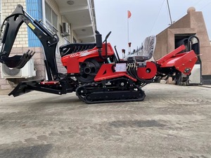 热销产品35HP迷你履带拖拉机4x4农用履带，配有农业必备齿轮和发动机部件