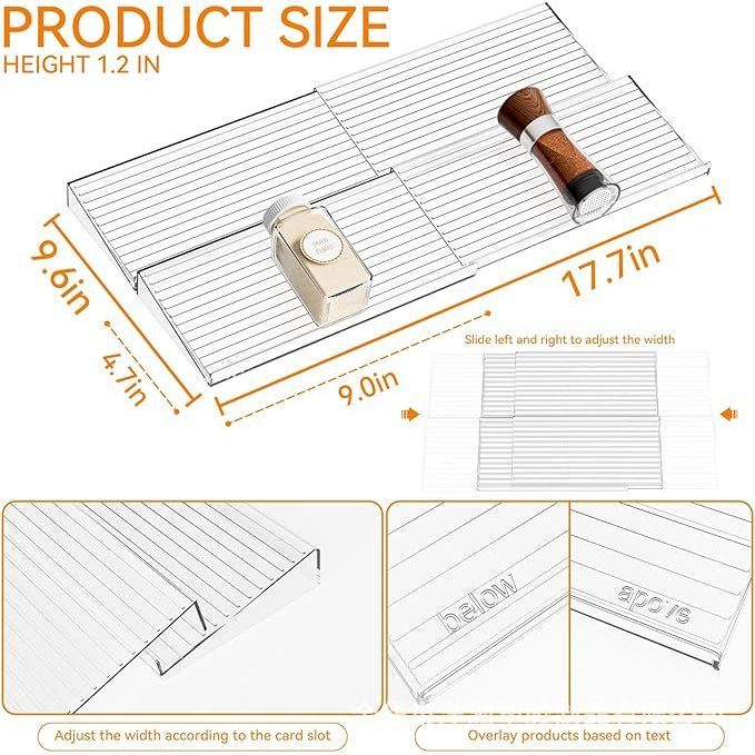 Small size - 2 pairs - 4 pieces - Condiment rack inside drawer