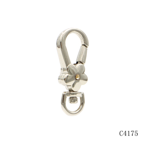 Handbags Clasps Handle Flower Lobster Zinc Alloy Clasps <strong>Swivel</strong> Trigger Clip Snap Hook Bag Key - Product Image 2