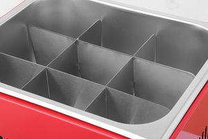 เครื่องทำคานโตะกล่องไม้แบบกริด Oden,เครื่องทำอาหาร9เหลี่ยม - Product Image 6