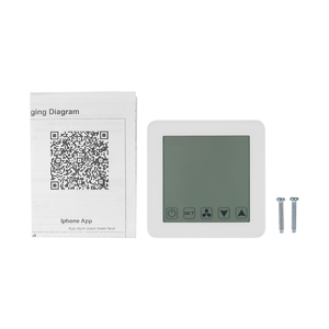 Высокое качество системы вентиляции и кондиционирования Modbus RS485 цифровой FCU комнаты контроля температуры фанкойл термостат - Product Image 4