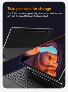 Tastiera retroilluminata RGB di alta qualità per Samsung Tab S7 + S7Fe S8 + S9 + S9Fe S10 +-Scratch a prova di olio nuovo prodotto di controllo - Product Image 4