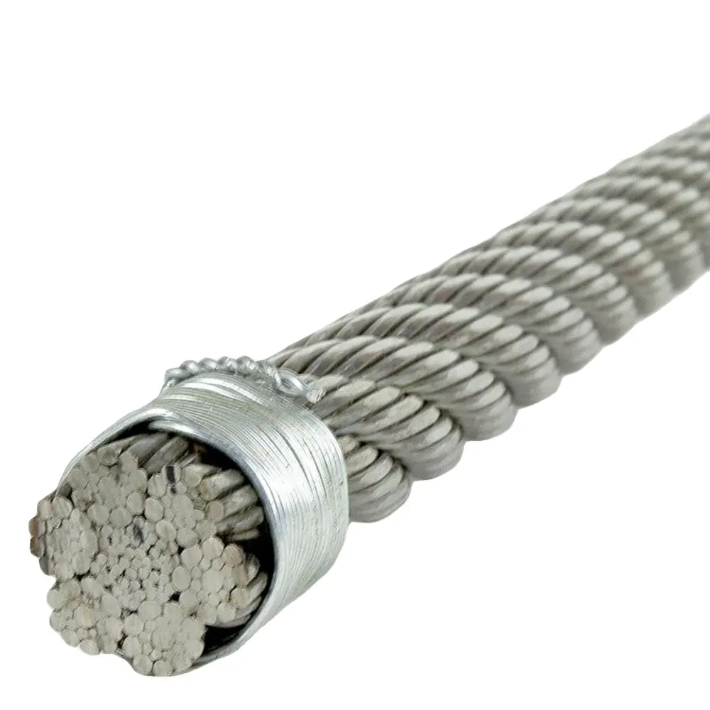 6x19S + IWRC 12,7 9,35 15,88mm cable de acero no galvanizado