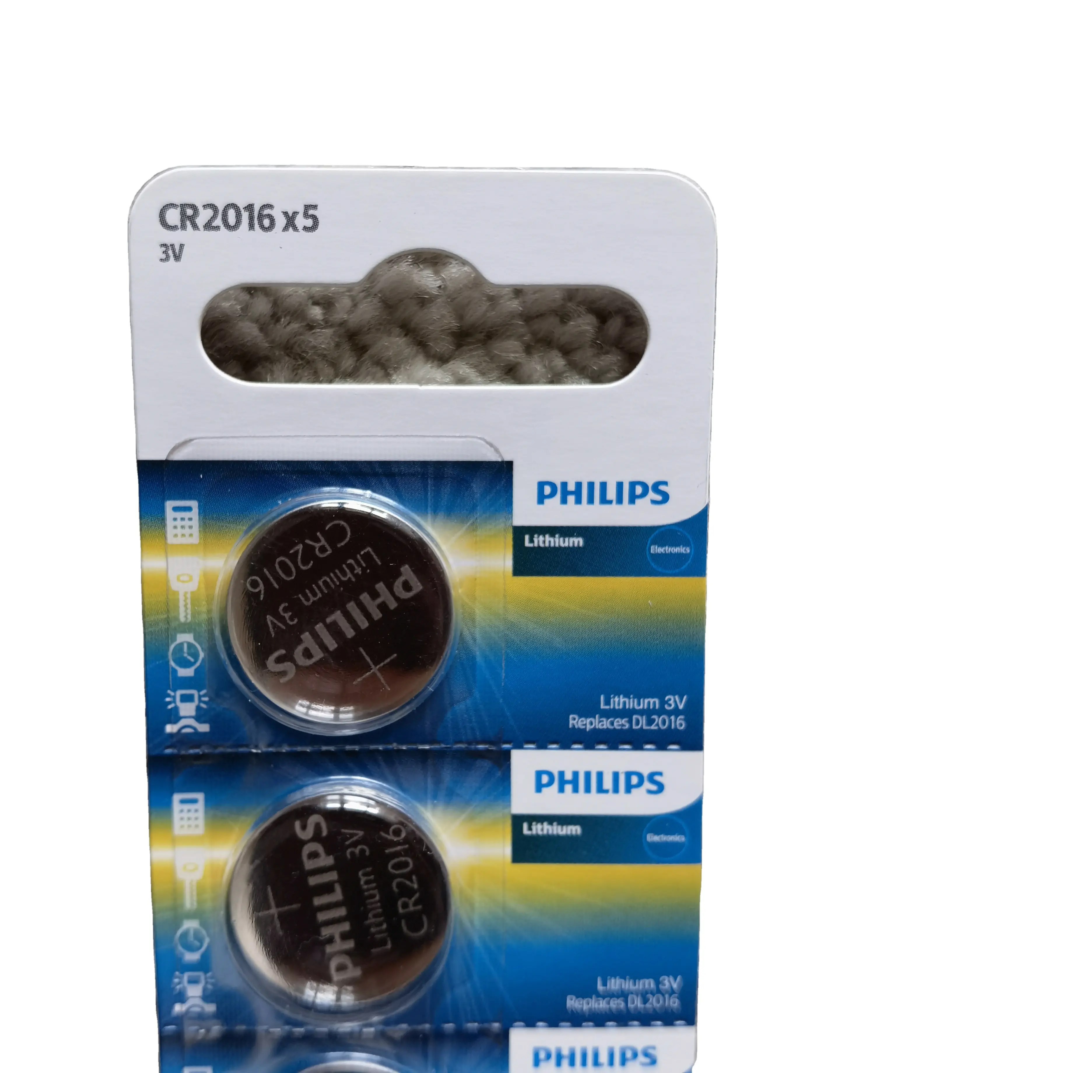 Высококачественные литиевые долговечные мини-ячейки philips для монет