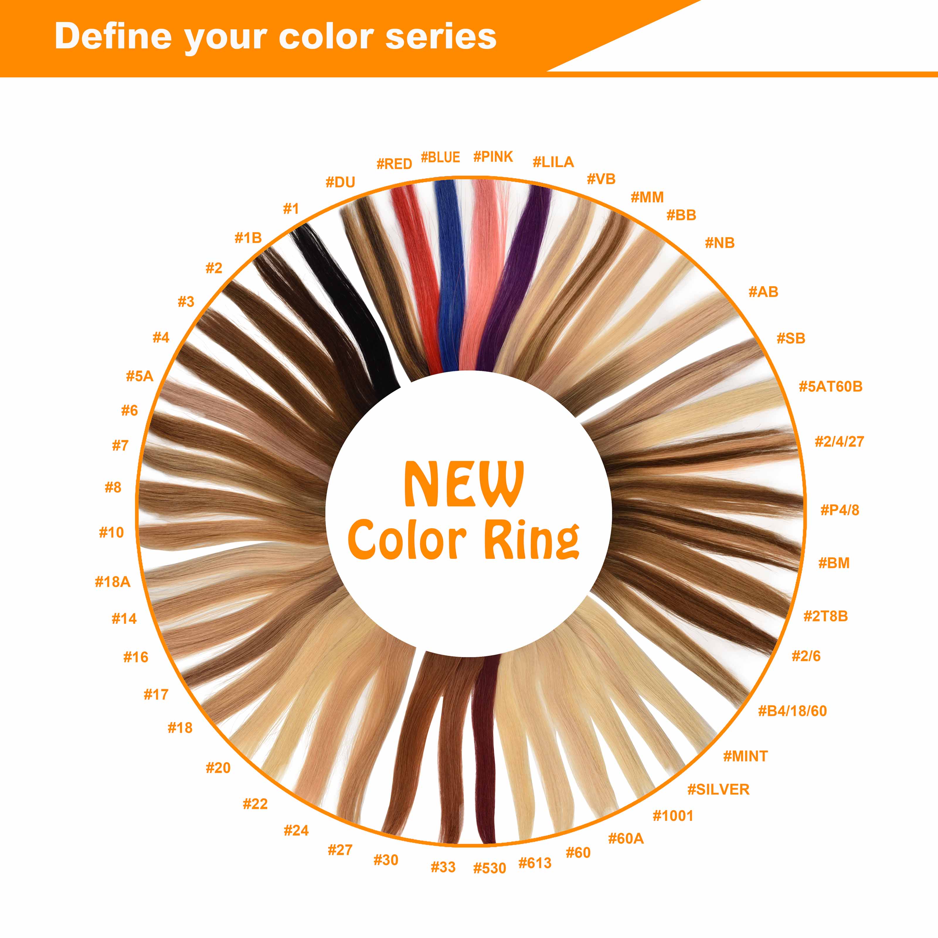 Negro/Castaño/Rubio