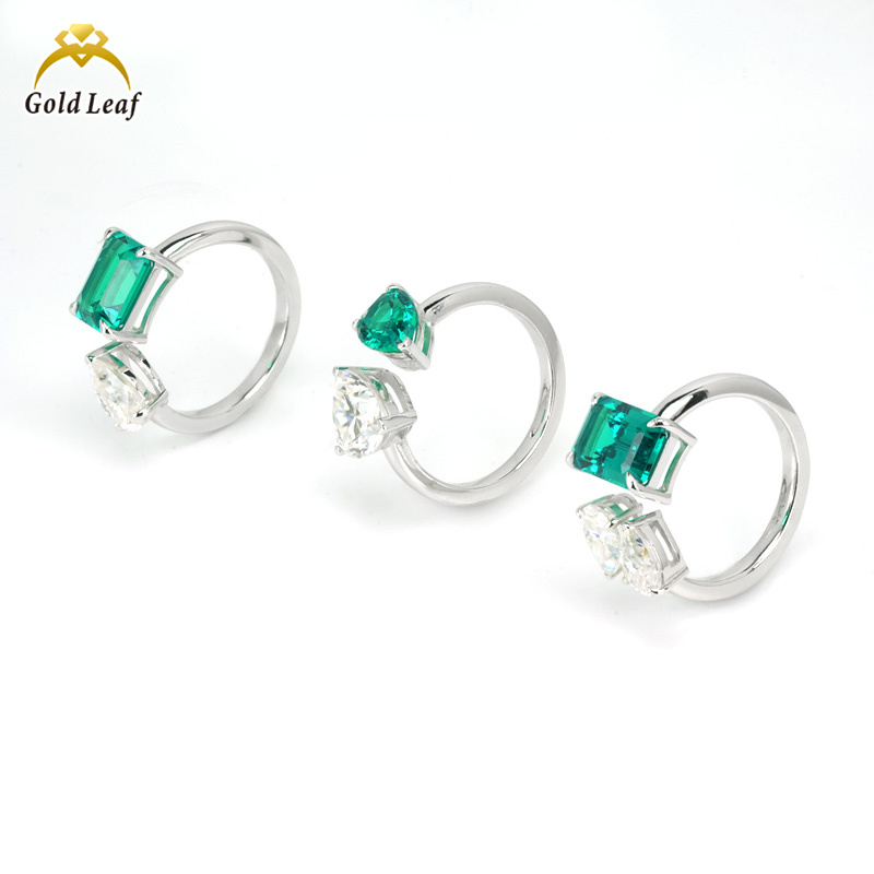 925 Sterling Silver Moissanite Ring
